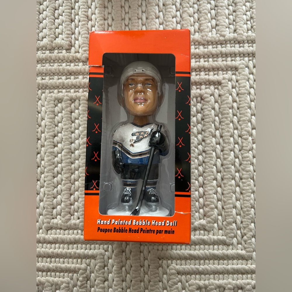 NHL National Hockey League Peter Bondra Hand Painted Bobble Head In Original Box